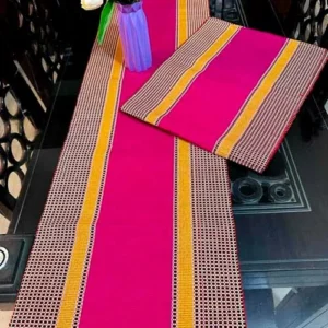 কটন টেবিল রানার সেট