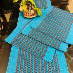 কটন টেবিল রানার সেট