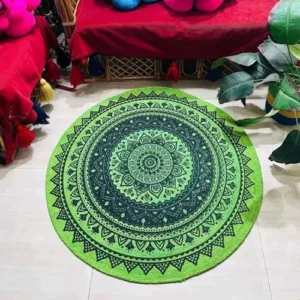 জুট রাগস Jute Rug Round